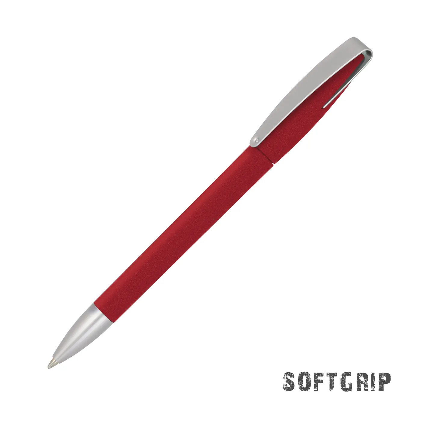 Ручка шариковая COBRA SOFTGRIP MM, красный#, красный