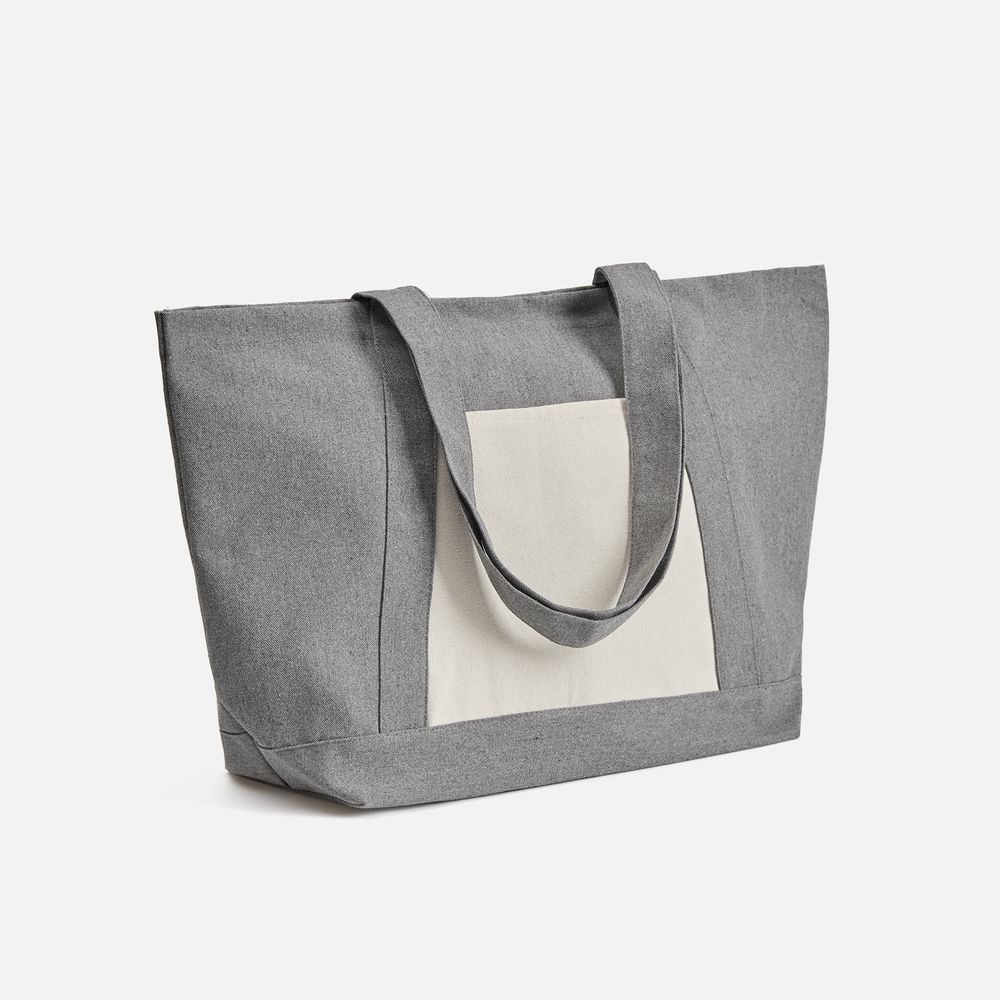 Шопер Shophop, серый с неокрашенным, серый