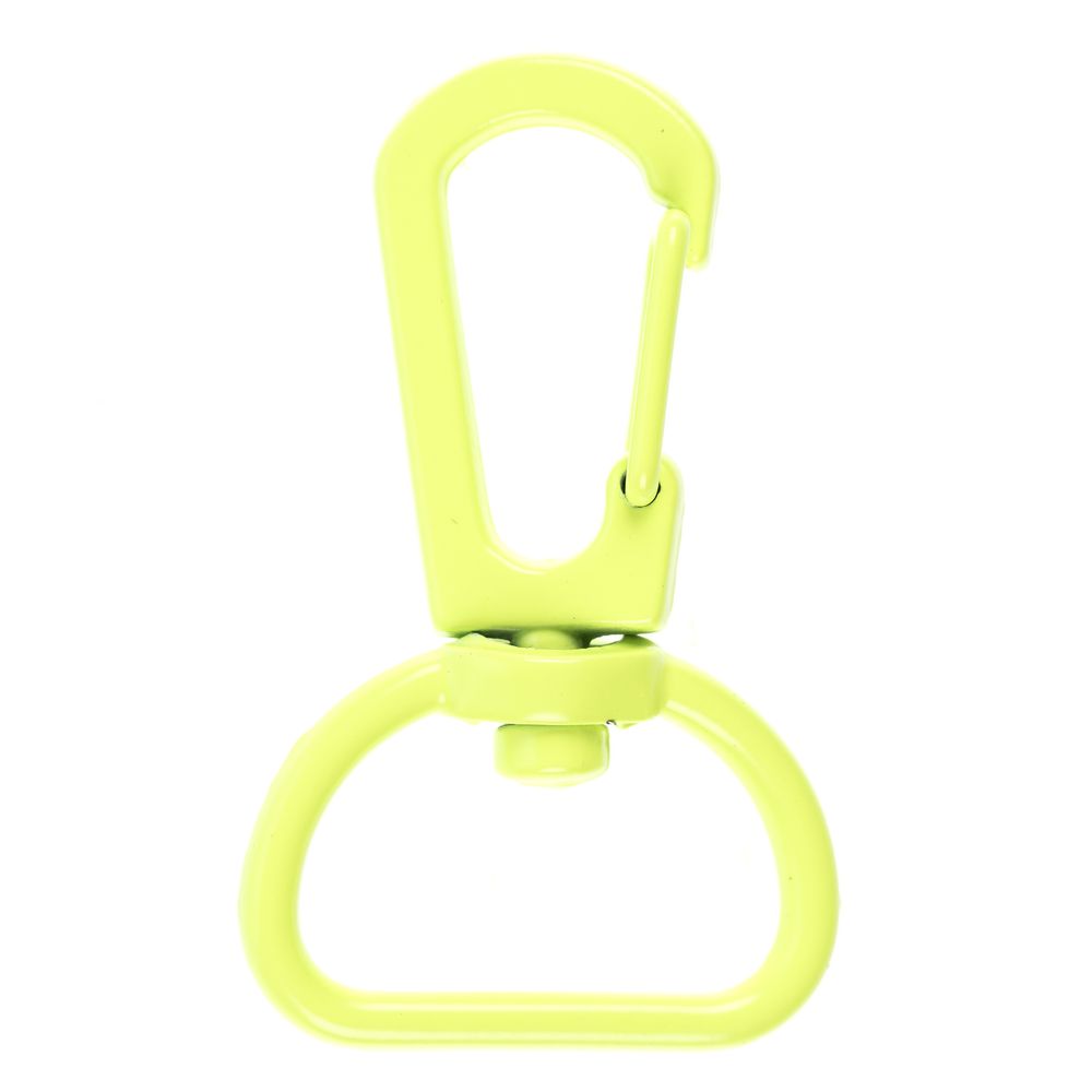 Застежка-карабин Snap Hook, M, желтый неон, желтый