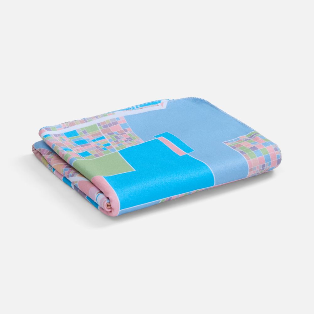 Флисовый плед Feltro Color Plus с печатью на заказ, m