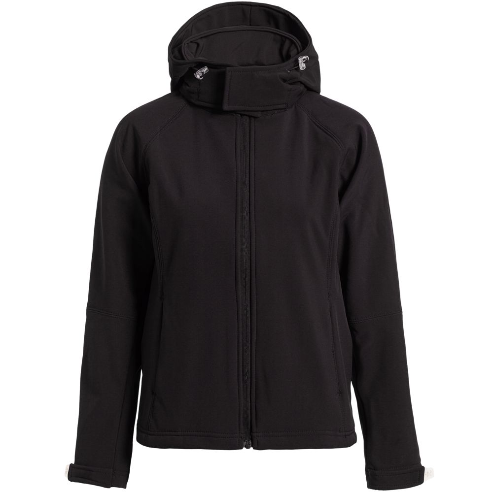 Куртка женская Hooded Softshell темно-синяя, без уточнения