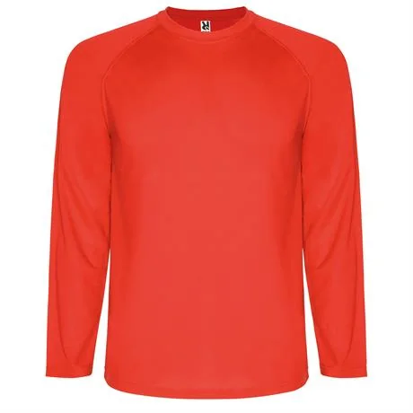 Спортивная футболка MONTECARLO L/S мужская, КРАСНЫЙ 2XL, Красный