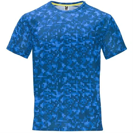 Спортивная футболка ASSEN мужская, СИНИЙ 2XL, Синий
