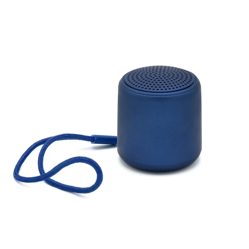 Беспроводная Bluetooth колонка Music TWS софт-тач, темно-синяя-S, Темно-синий
