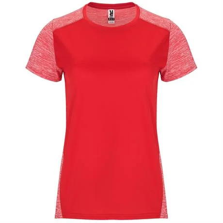 Спортивная футболка ZOLDER WOMAN женская, КРАСНЫЙ/ПЁСТРЫЙ КРАСНЫЙ 2XL, Красный/Пёстрый красный