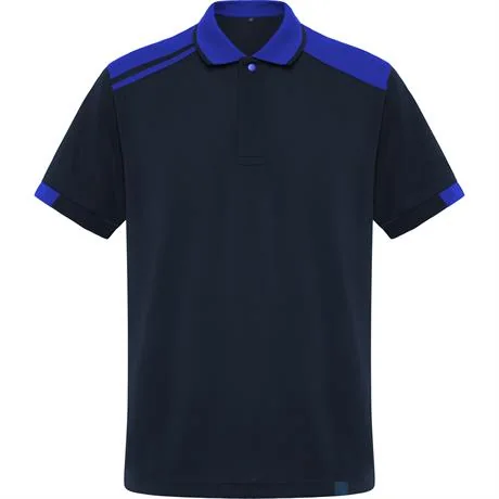 Футболка поло SAMURAI мужская, МОРСКОЙ СИНИЙ/КОРОЛЕВСКИЙ СИНИЙ 3XL, Морской синий/Королевский синий