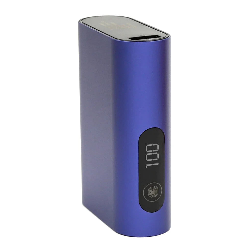 Внешний аккумулятор в металлическом корпусе Wōdan, сенсорный, 10000mAh, Синий