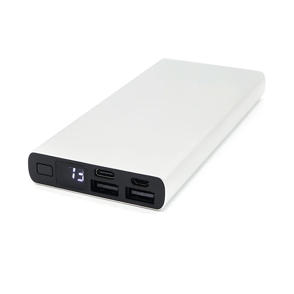 Внешний аккумулятор Höginn в металлическом корпусе, 10000mAh