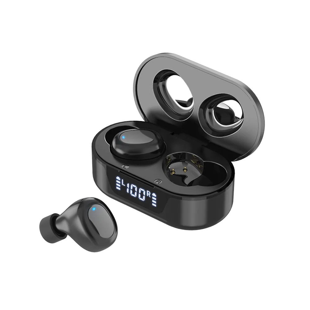 Наушники беспроводные Bluetooth Gubber TW16, черные, Черный