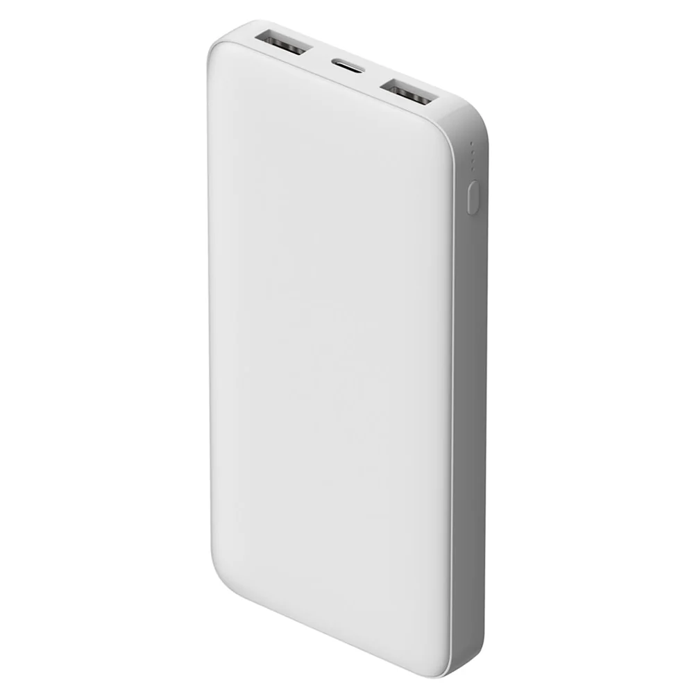 Внешний аккумулятор Polus, 10000 Mah, софт-тач покрытие, Белый