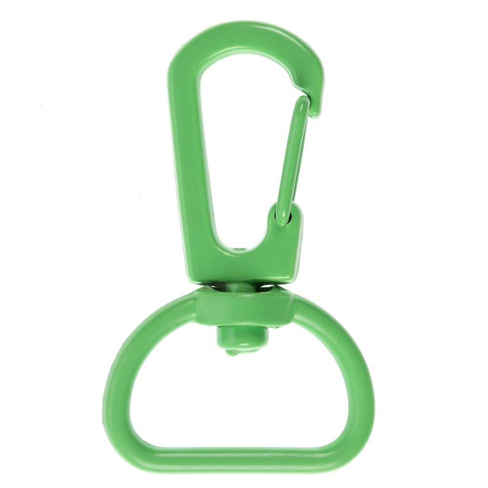 Застежка-карабин Snap Hook, M, желтый неон, зеленый