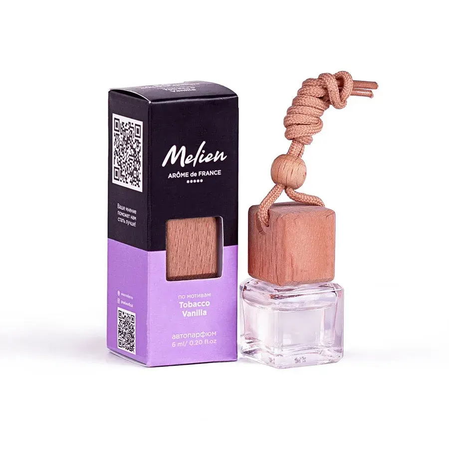 Парфюм MELIEN для автомобиля и интерьера по мотивам Tobacco Vanilla, фиолетовый