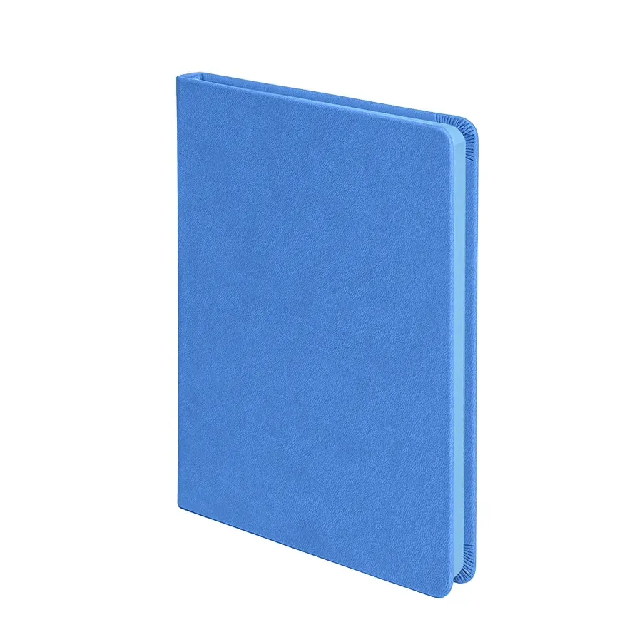 Ежедневник недатированный Softie, А5, лазурный, блок в клетку, лазурный обрез, лазурный
