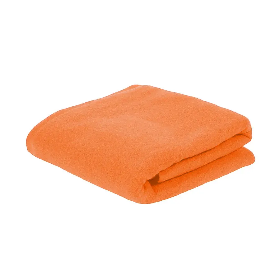 Плед PLAIN, 100х140 см, флис 150 гр/м2, оранжевый