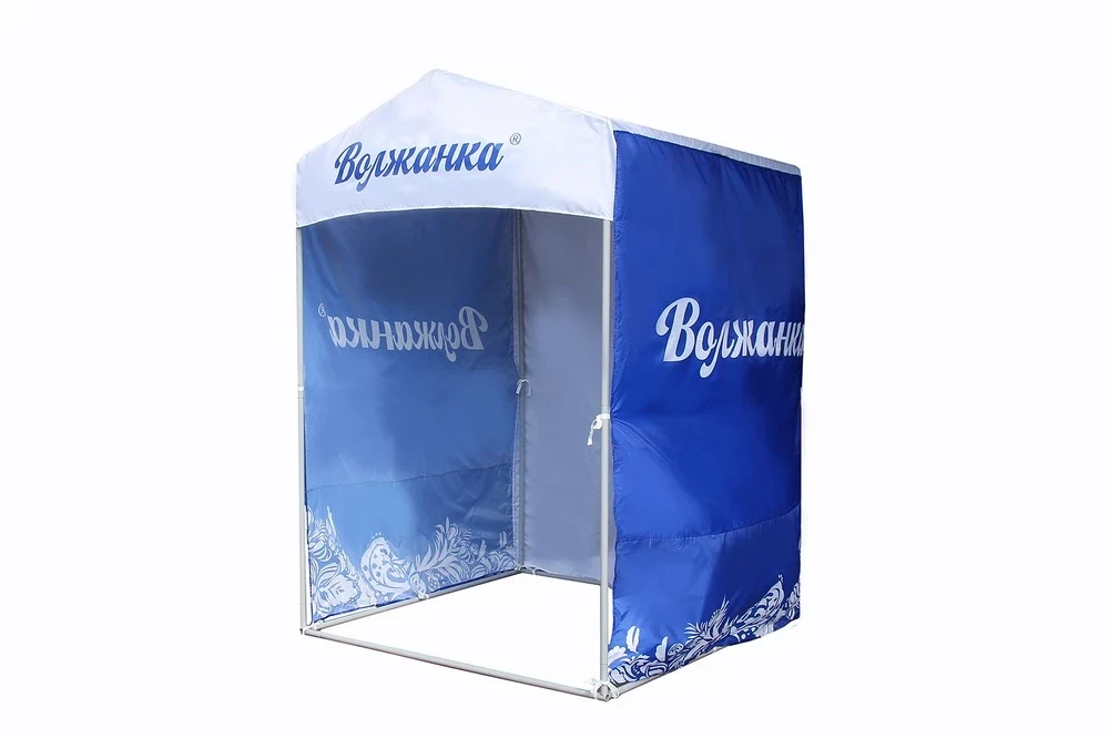 Тент без козырька 1,5х1,5м, с полной запечаткой