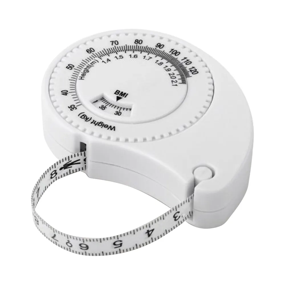 Рулетка Tools Weight, 1,5 метра, белая, пластиковая, с мягкой лентой