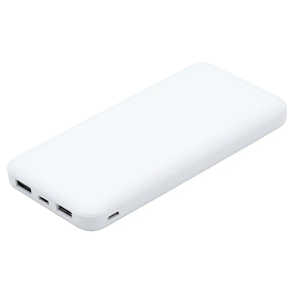 Внешний аккумулятор (powerbank) «Amper», 10 000 mAH, 5V 2.0 A, белый