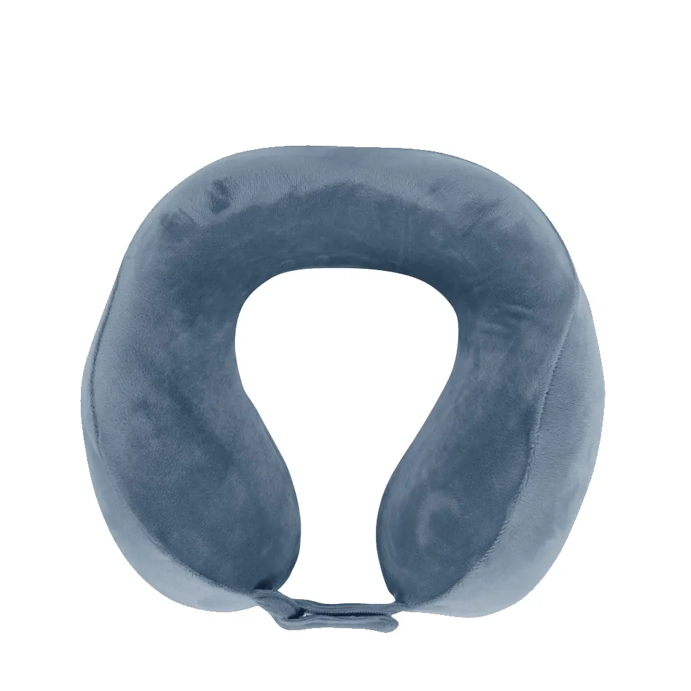 Подушка для путешествий MemoryFoam с эффектом памяти, синий, синий