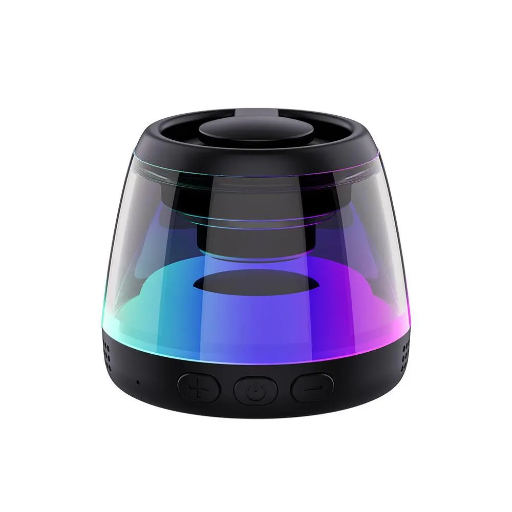 Колонка беспроводная MyTone Light Magnet Sound, со светомузыкой, черная