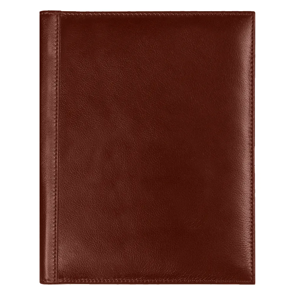 Суперобложка из натуральной кожи Universal leather размер А5+ , черная