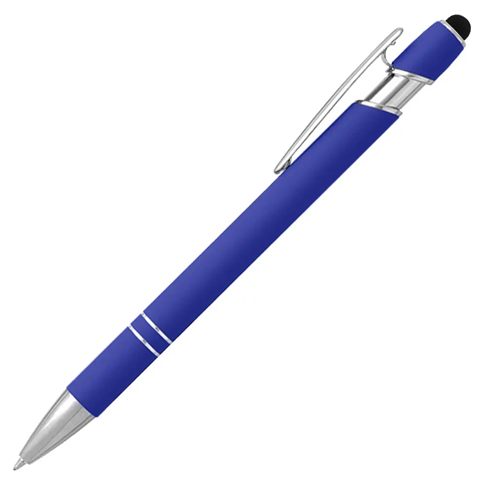 Ручка шариковая, Star Soft Touch Shiny Silver Requis, белая