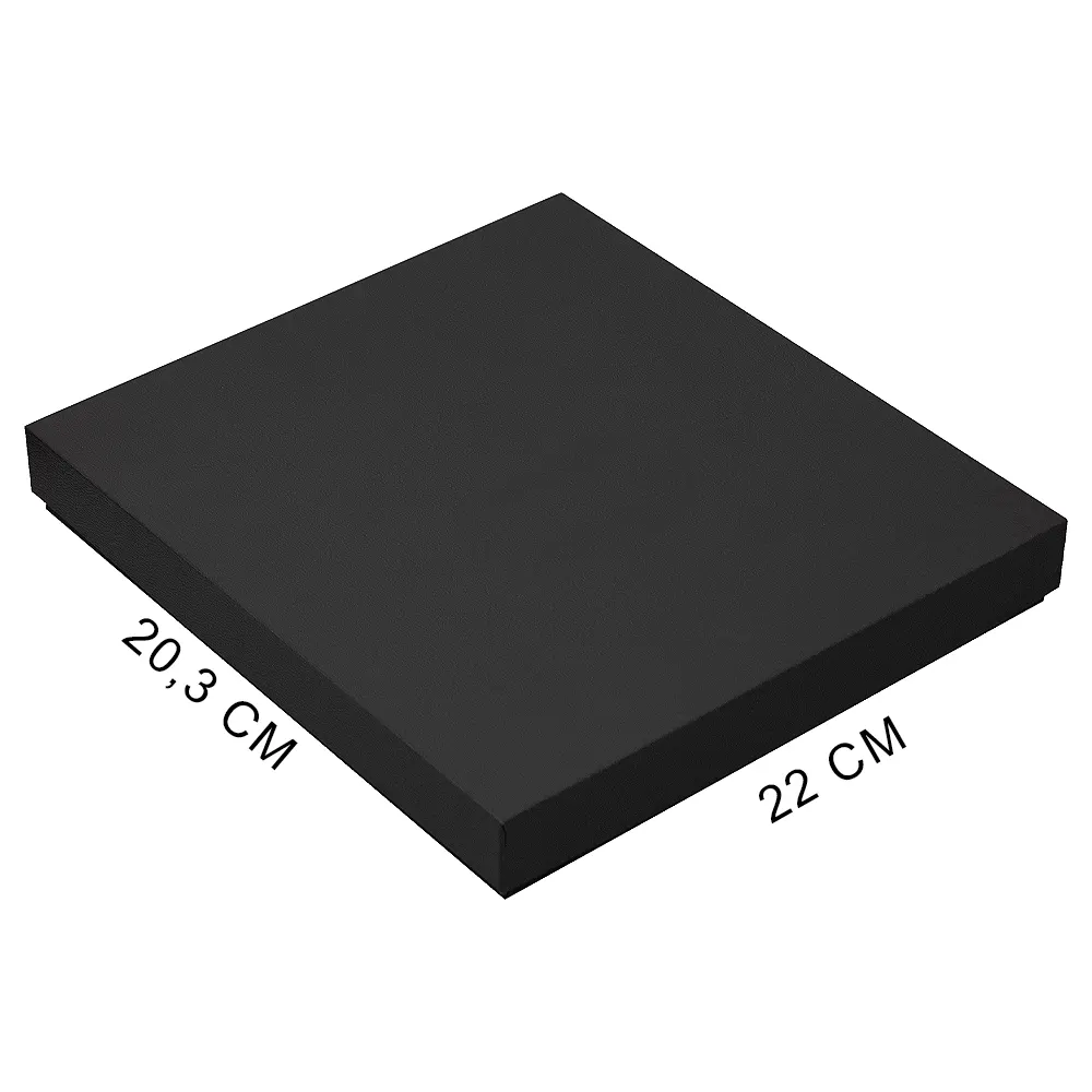 Коробка подарочная, размер 203*220*30 мм, Solution Gift Linen для ежедневника и ручки, серебро