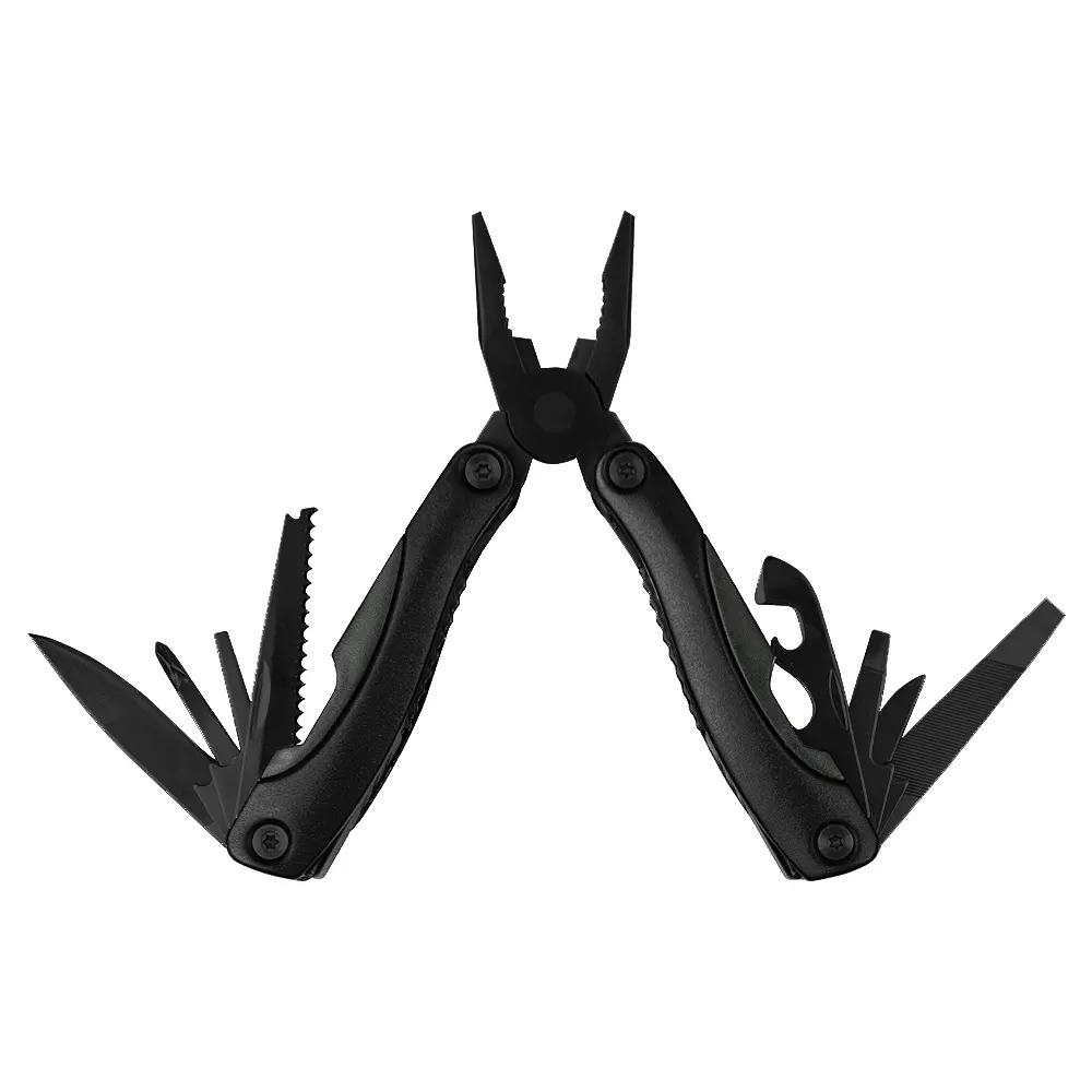 Мультитул Tools Birmingham (мультиинструмент) 11 в 1 c чехлом, в подарочной коробке, серый, черный