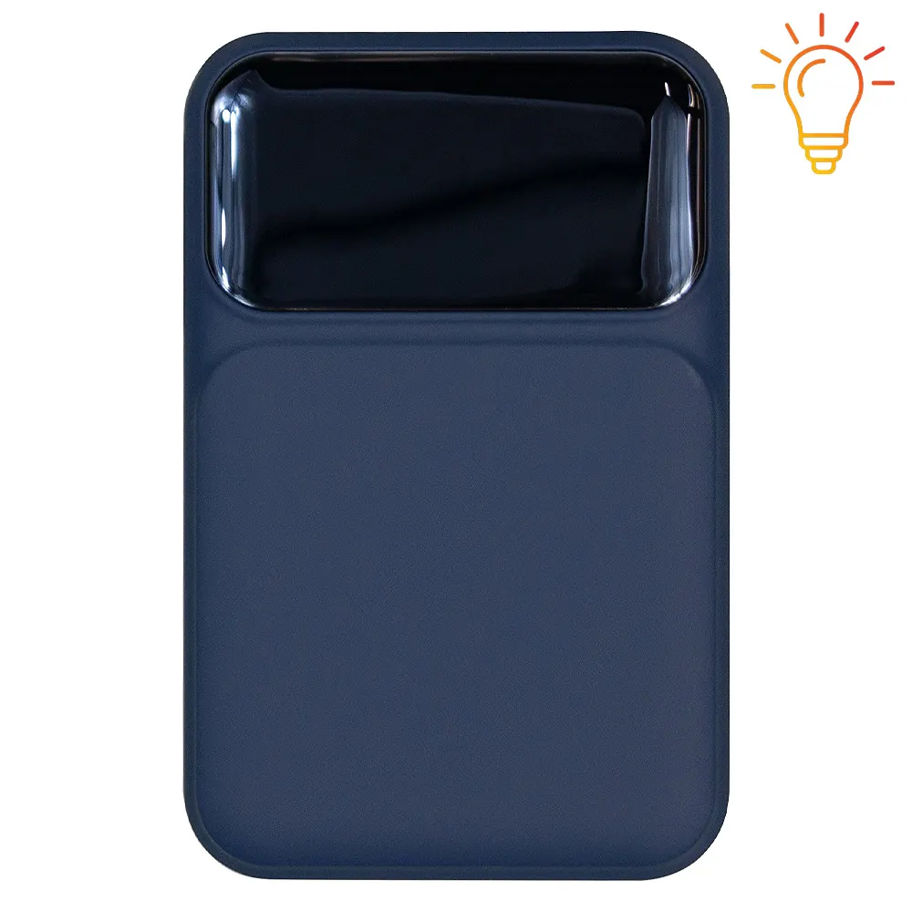 Внешний аккумулятор (powerbank) «Lumen», софт тач, 10 000 mAH, с тремя зарядными шнурами, 22,5W super fast charge, Power Delivery (PD) 20W (dfnn), QC3.0, черный