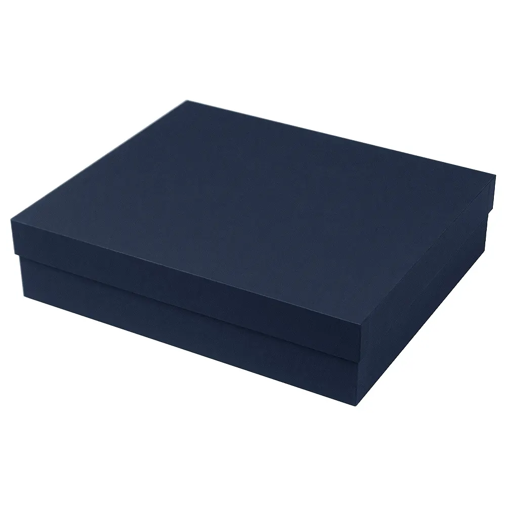 Коробка подарочная Solution Superior Alfa Soft Touch, 33,3*28,2*8 см, цвет черный, черный ложемент (под индивидуальную вырубку)
