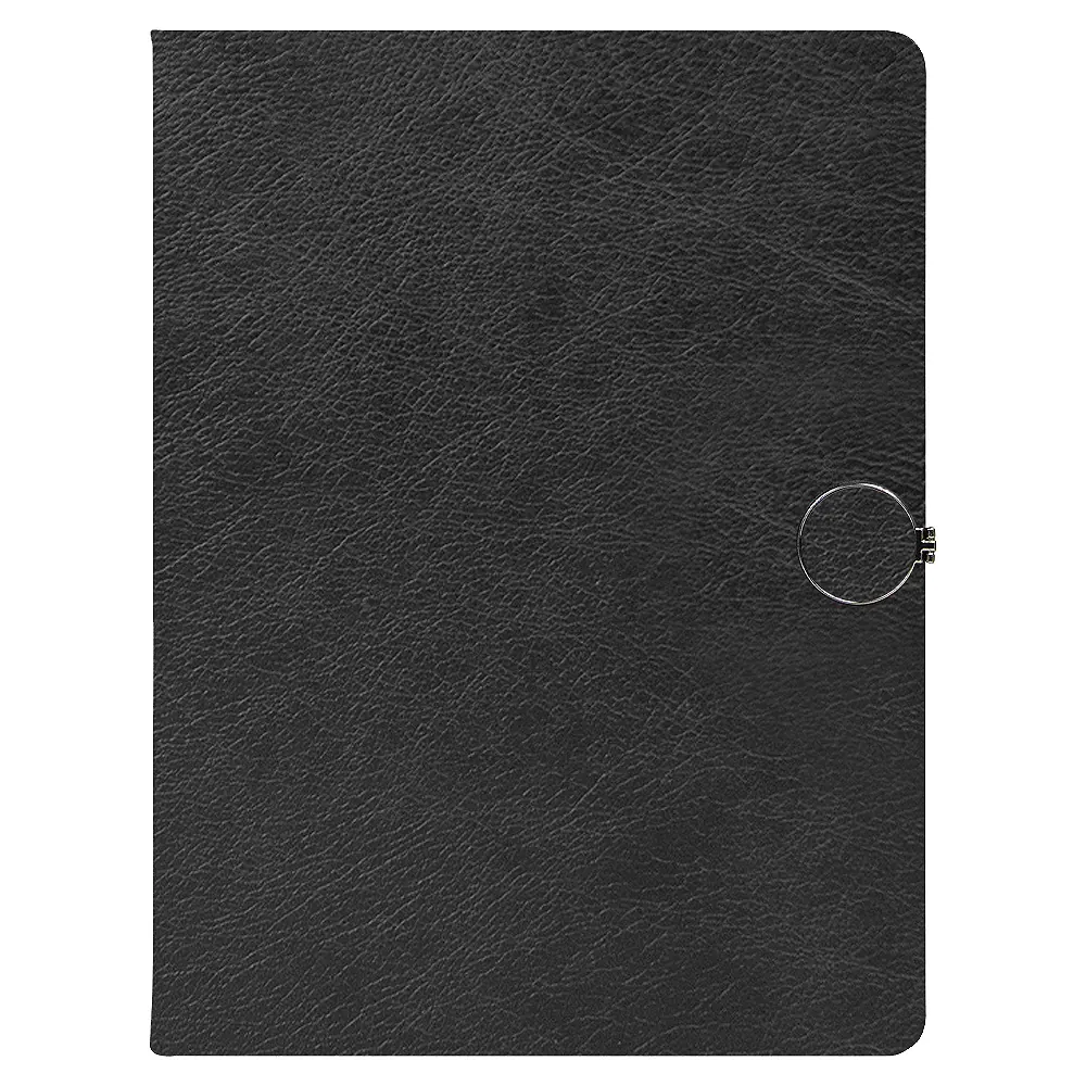 Ежедневник Alfa Omega Mocca Business Edition B5, в твердой обложке, с магнитной застежкой, черный, в подарочной коробке
