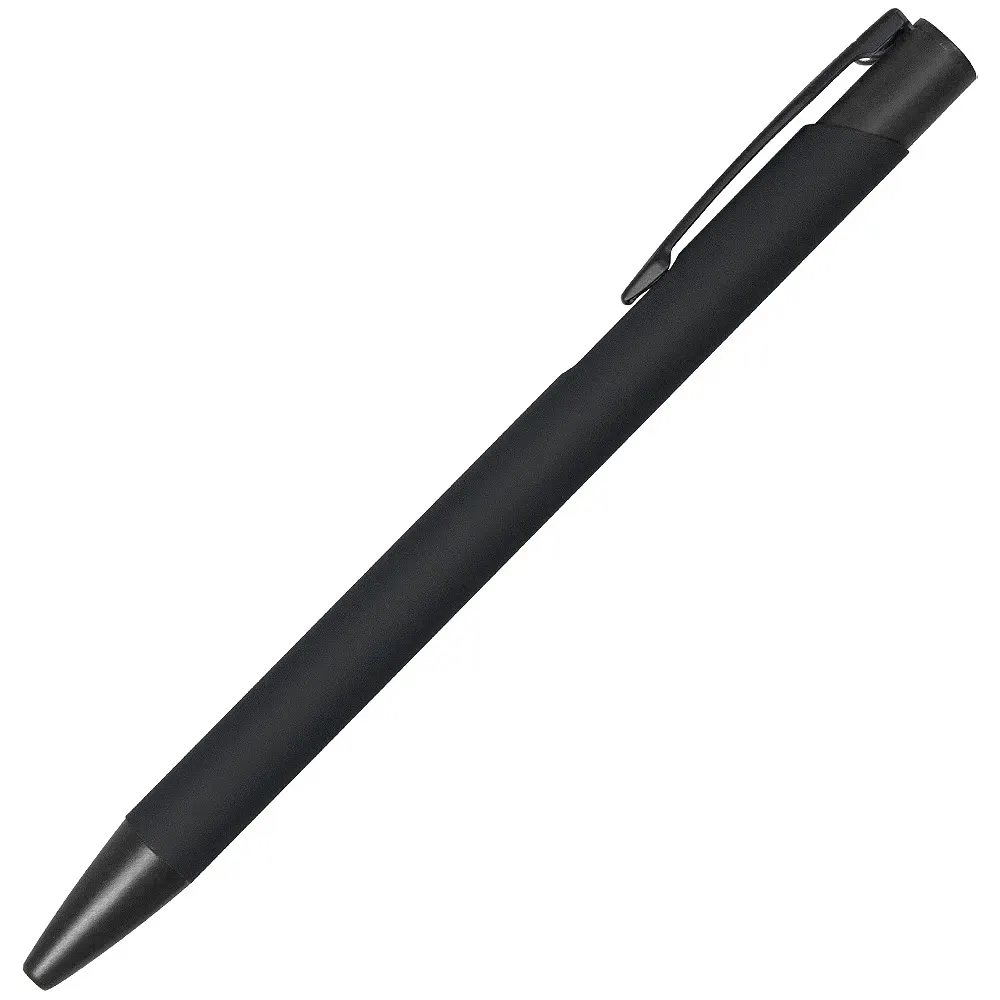 Ручка шариковая Legend Soft Touch Monochrome Requis, серая, черный
