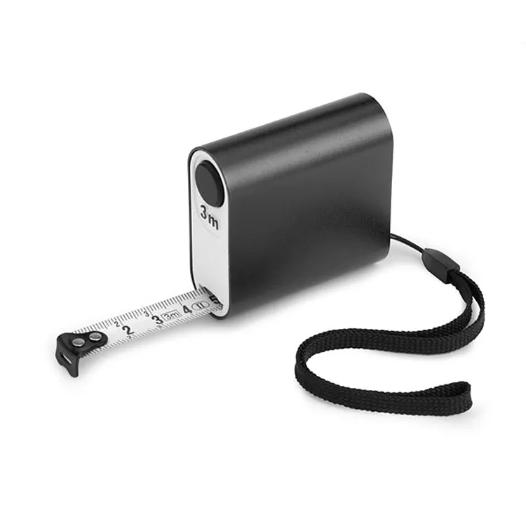 Рулетка Tools Rover алюминиевая, 3м, черная, черный