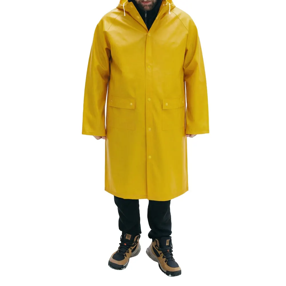 Дождевик Belfast Bi-color, материал PVC, размер M-L, черно-черный, желтый / черный