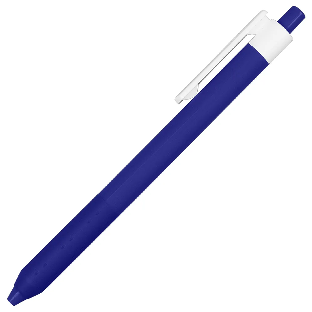 Ручка шариковая Alana Color, пластиковая, синяя, синий / белый