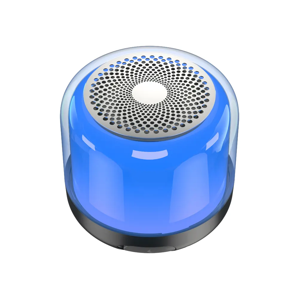 Колонка беспроводная MyTone Light Sound со светомузыкой, черная, черный
