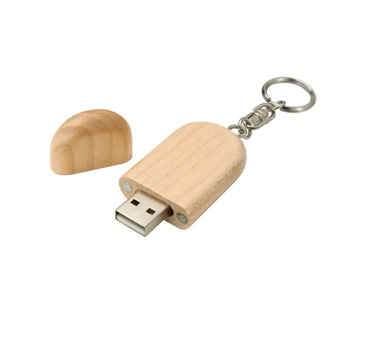 Флеш накопитель USB 2.0 Maple 32GB, клен, дерево/дерево, коричневый