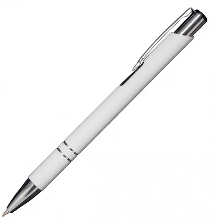 Ручка шариковая, Legend Soft Touch Mirror Silver Requis, серая