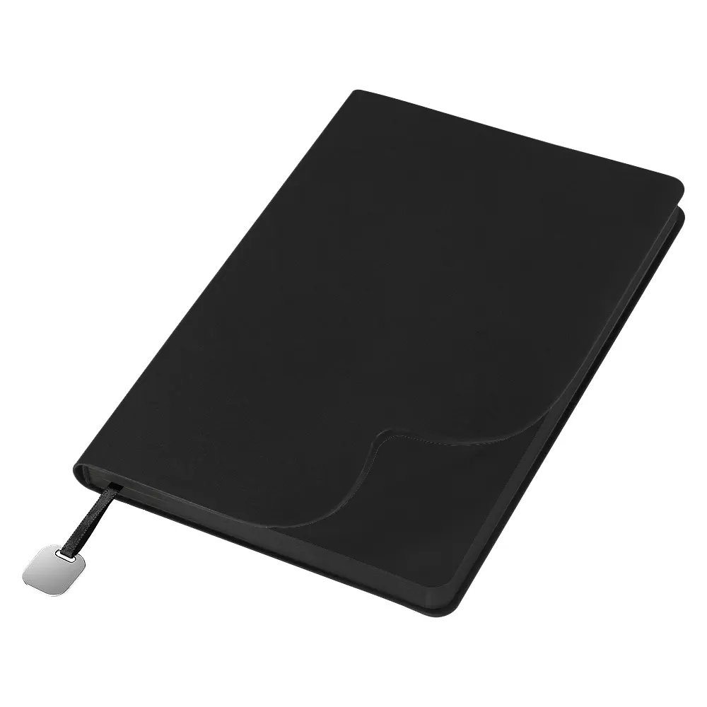 Ежедневник Flexy Latte Soft Touch Black Edition Color А5, черный/серый, недатированный, в гибкой обложке