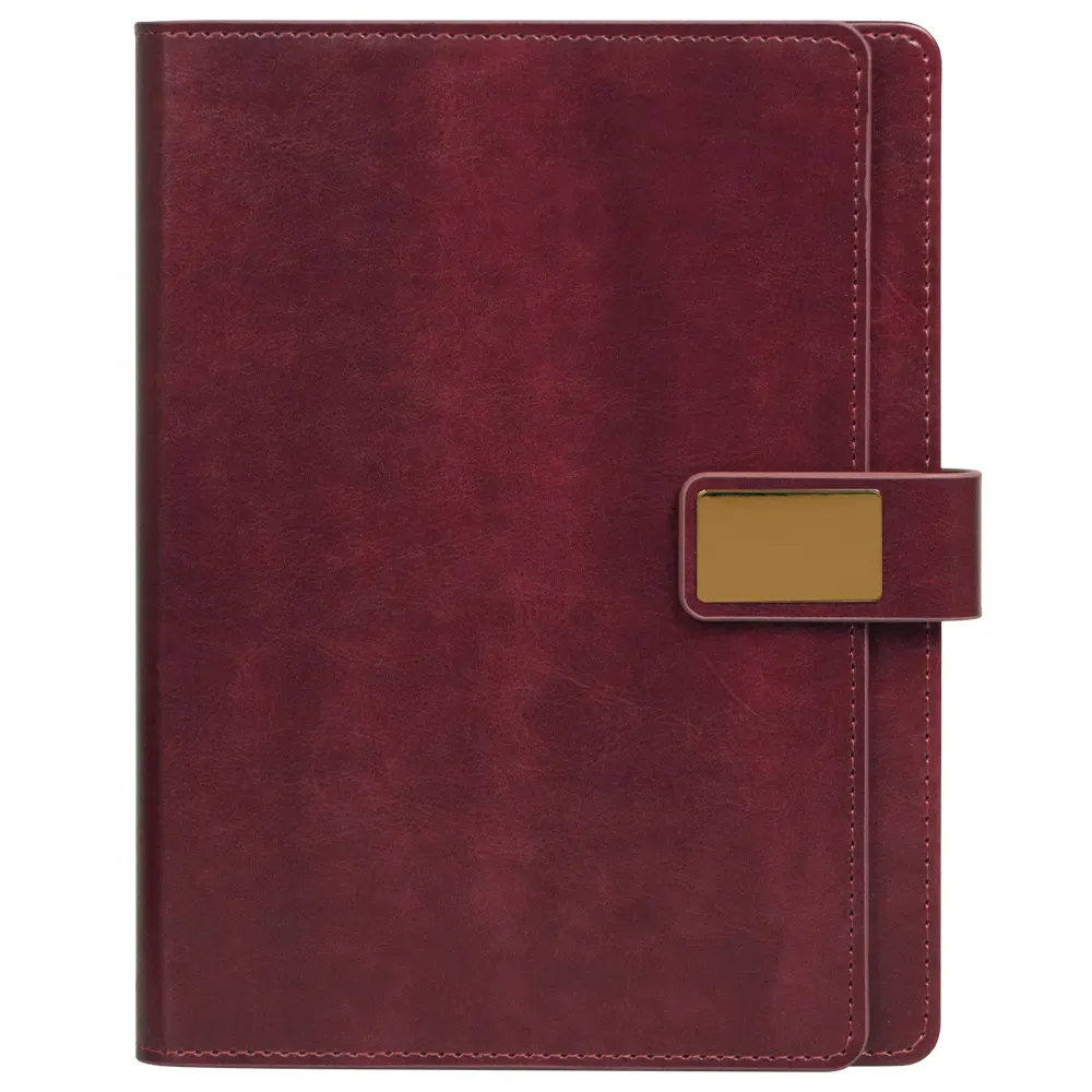 Ежедневник Alfa Brandy Business Edition B5 бордовый, в подарочной коробке