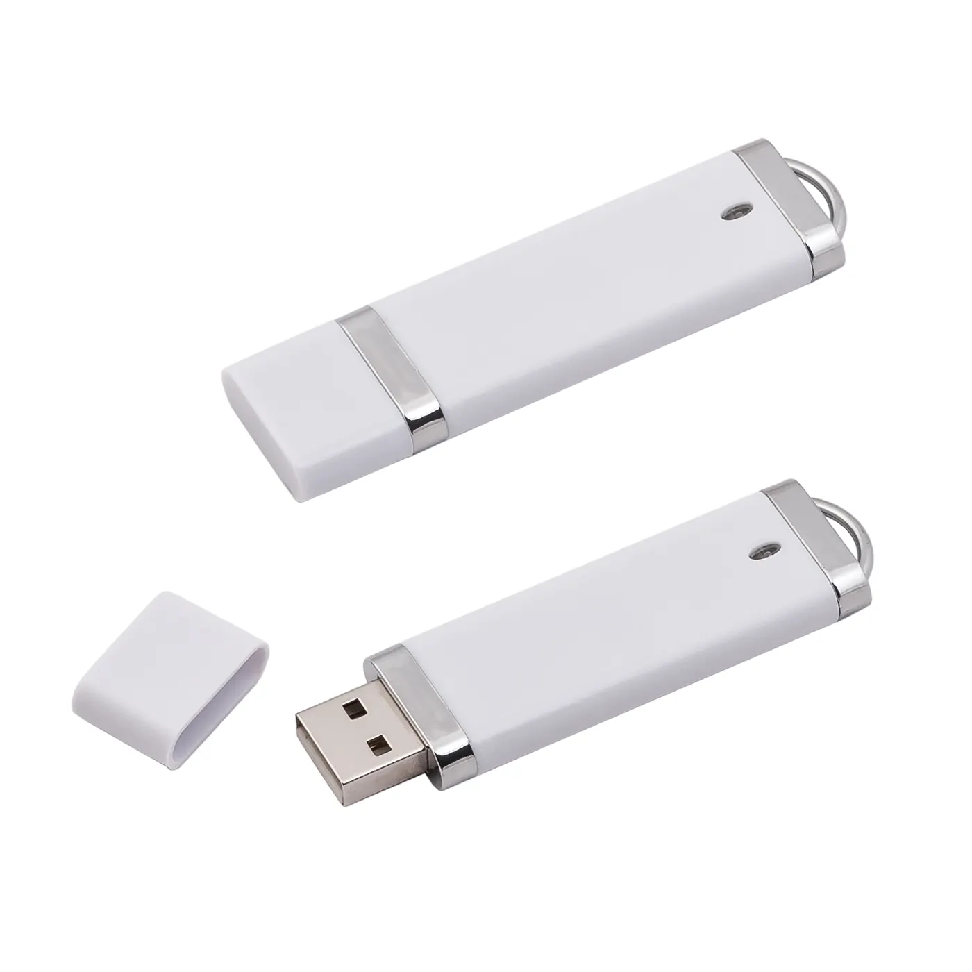 Флеш-карта USB 8GB "Абсолют", белая#, Белый
