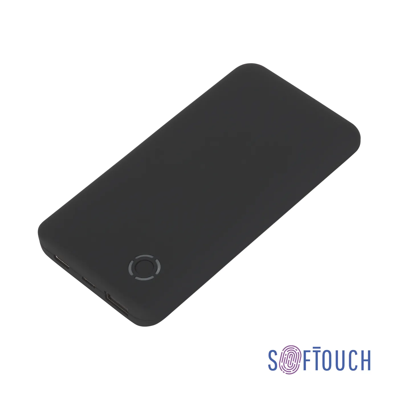 Беспроводное зарядное устройство "Fast SOFTTOUCH", 6000 mAh, Черный