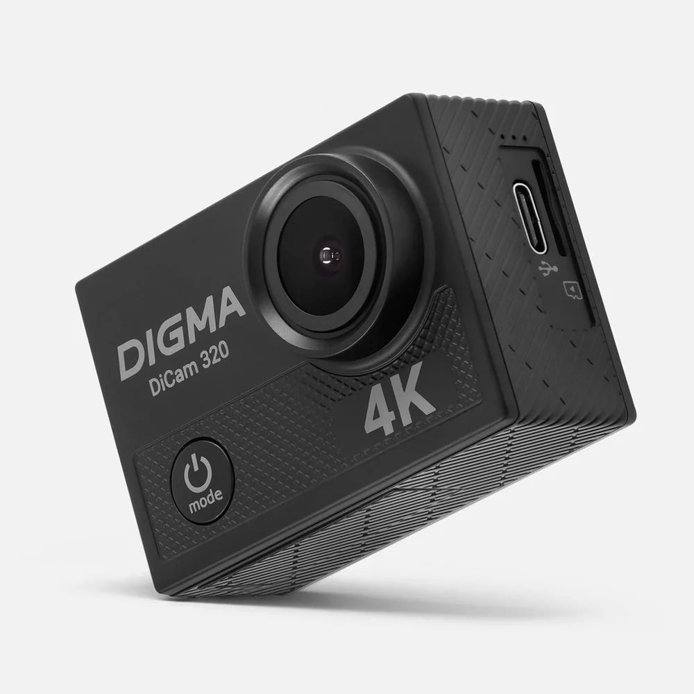 Экшн-камера Digma DiCam 320, черный