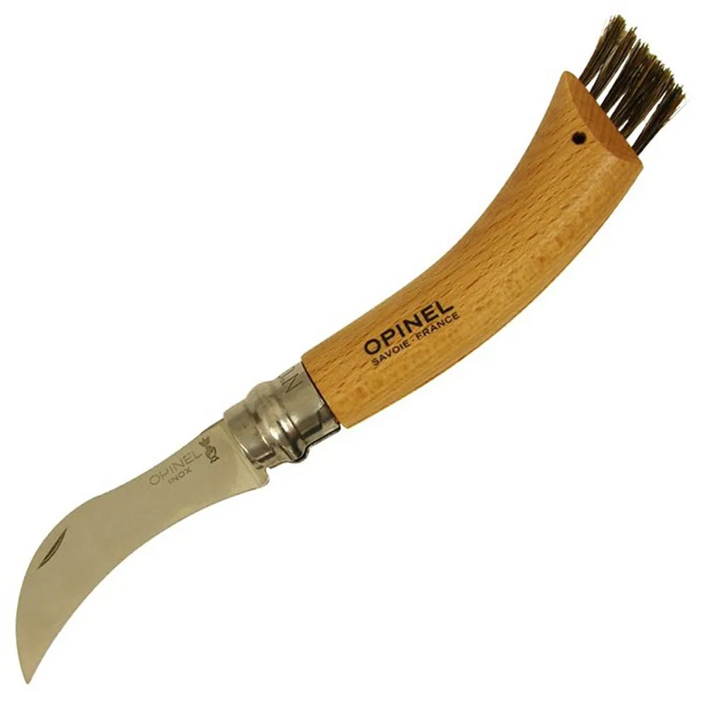 Нож грибника Opinel No 8, бук, черный