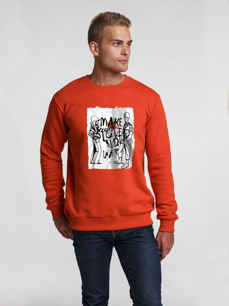 Толстовка Make Love, черный