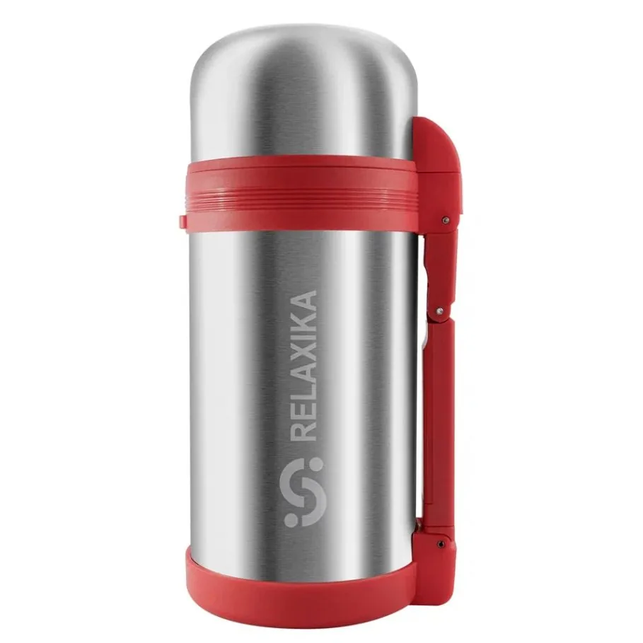 Термос для еды и напитков Relaxika 1200, черный