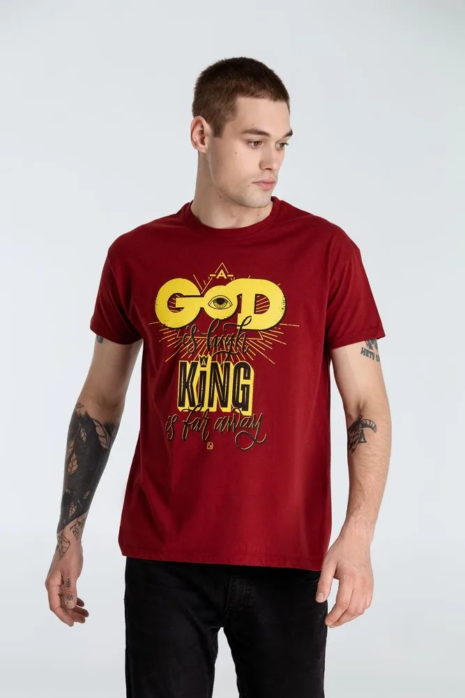 Футболка A God is High, черный