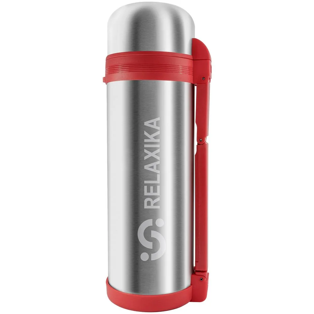 Термос для еды и напитков Relaxika 1800, черный