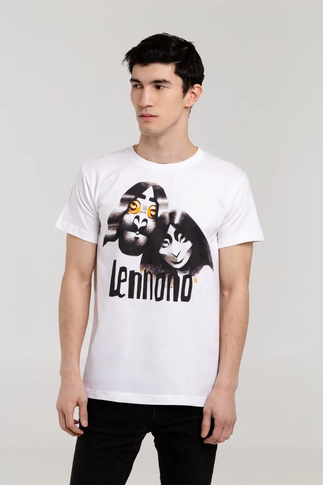 Футболка «Меламед. John Lennon, Yoko Ono», черный
