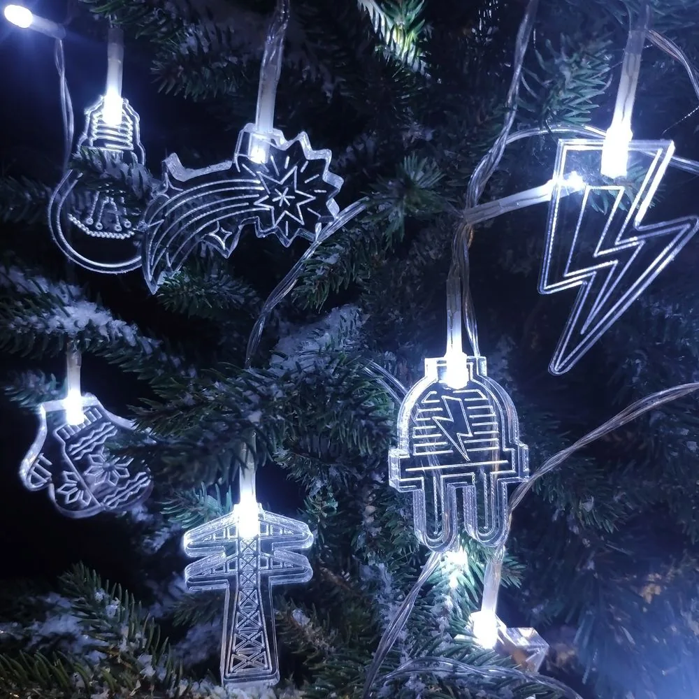 Светодиодная гирлянда Xmas Power, черный