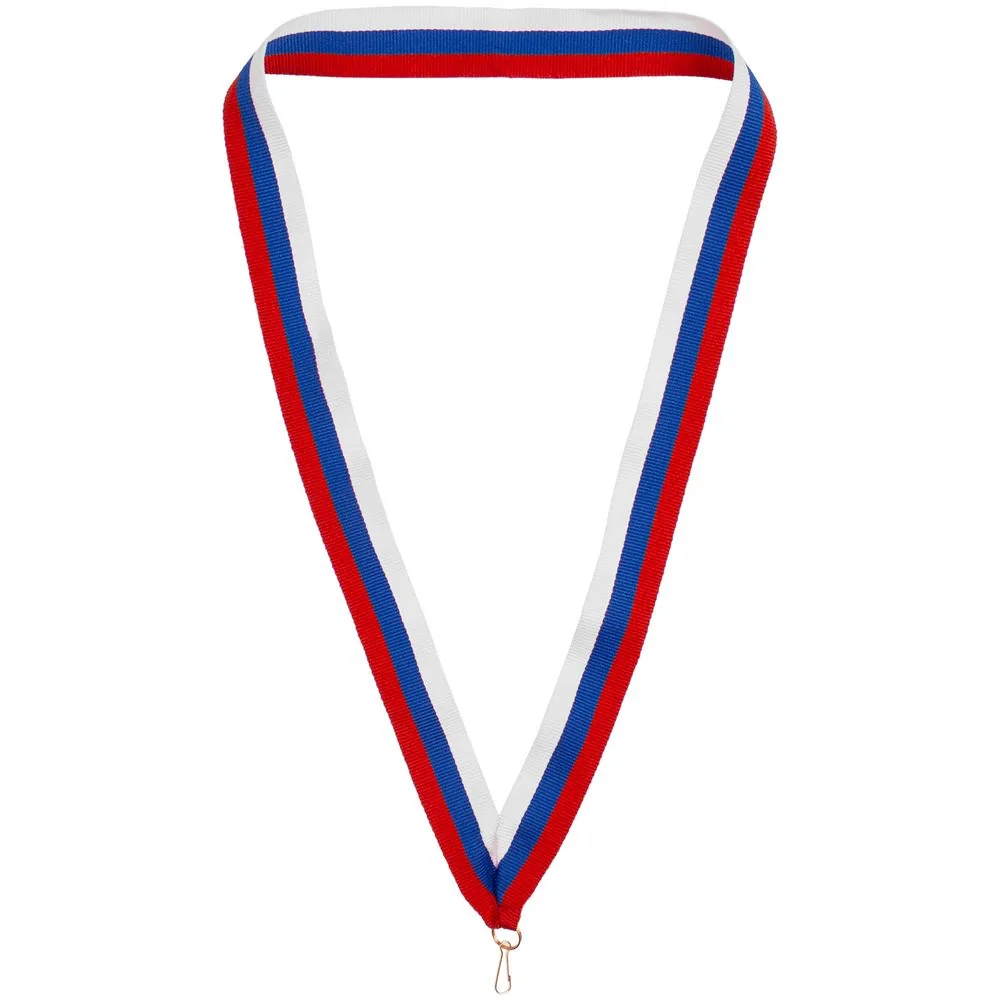 Лента с карабином Champ, триколор, черный